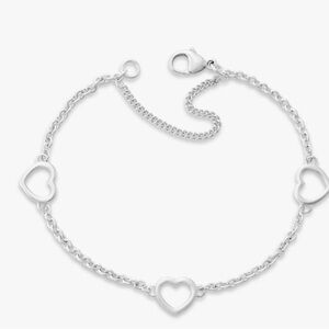 James Avery Bracelet Heart Station Charm Bracelet